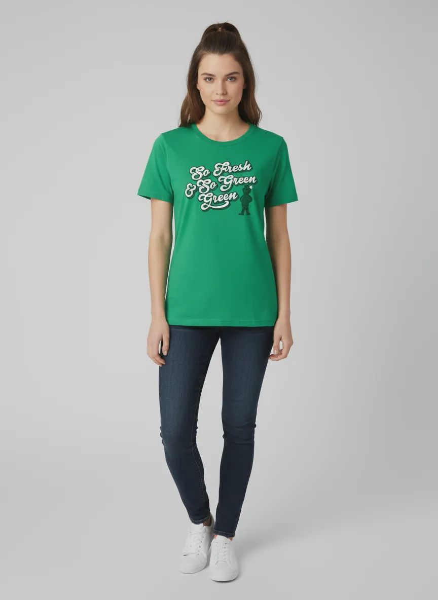 So Fresh And So Green Green Adult Unisex Tee - Heather Kelly / XS