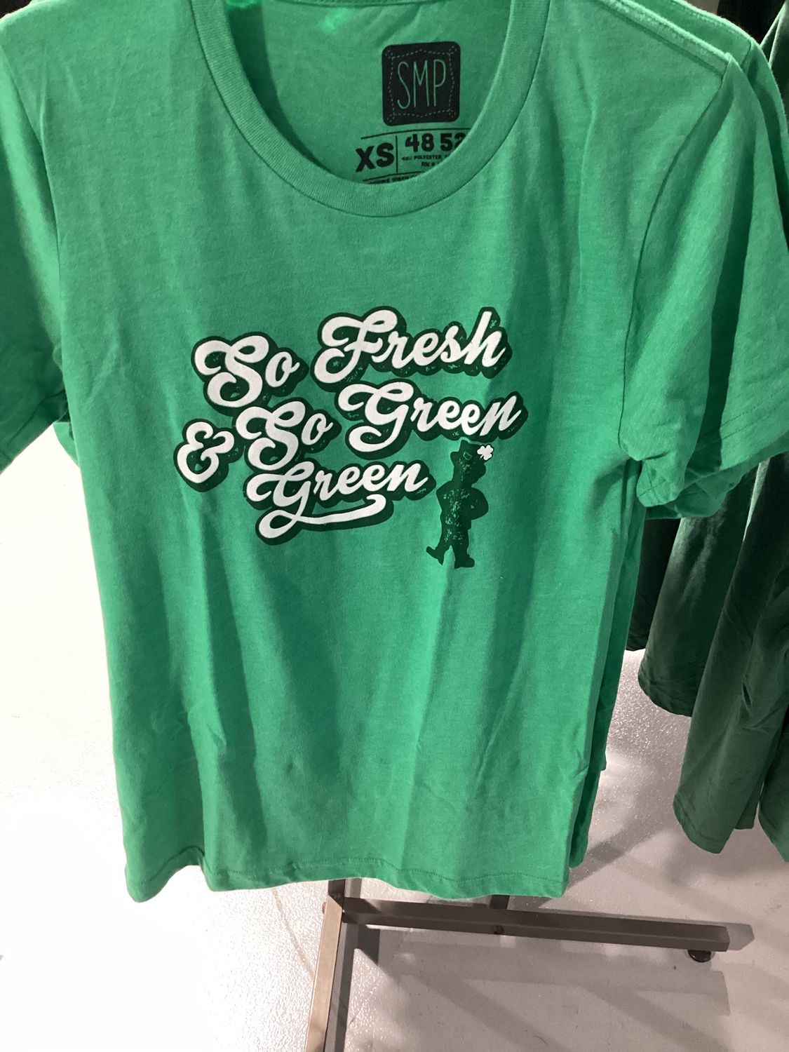 So Fresh And So Green Green Adult Unisex Tee - Heather Kelly / L