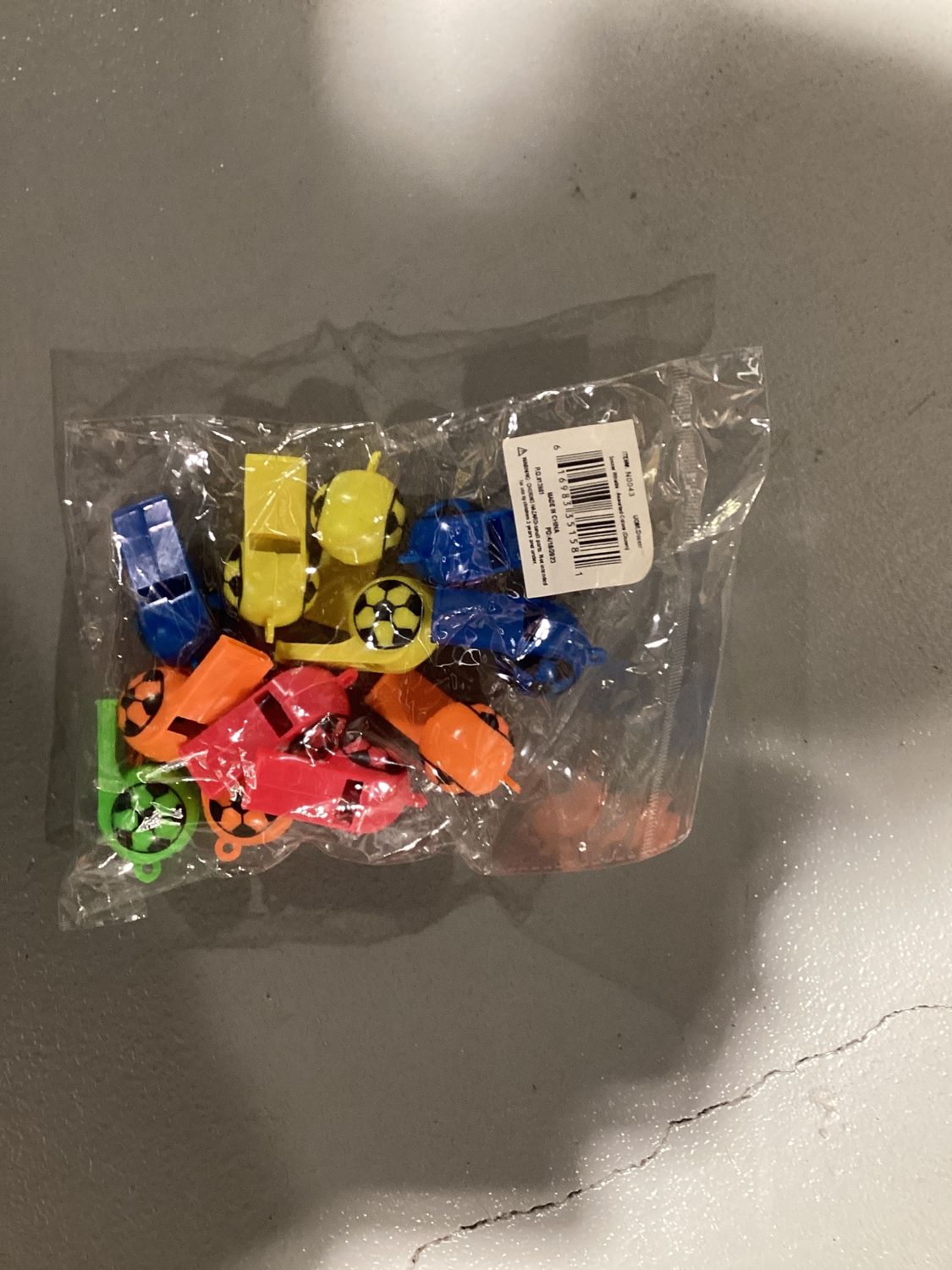 Soccer Whistle - Assorted Colors (Dozen)