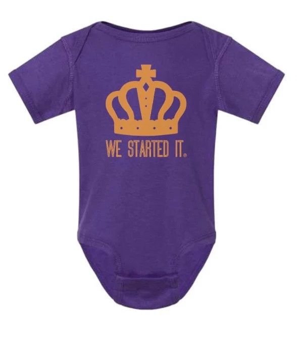 We Started It® Onesie - 6MO
