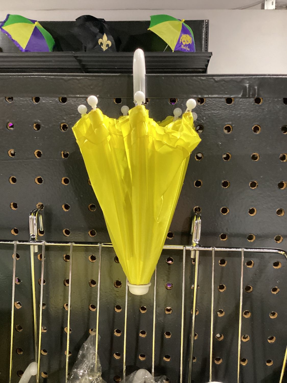 Yellow Umbrella with Ruffle 5" (Each)