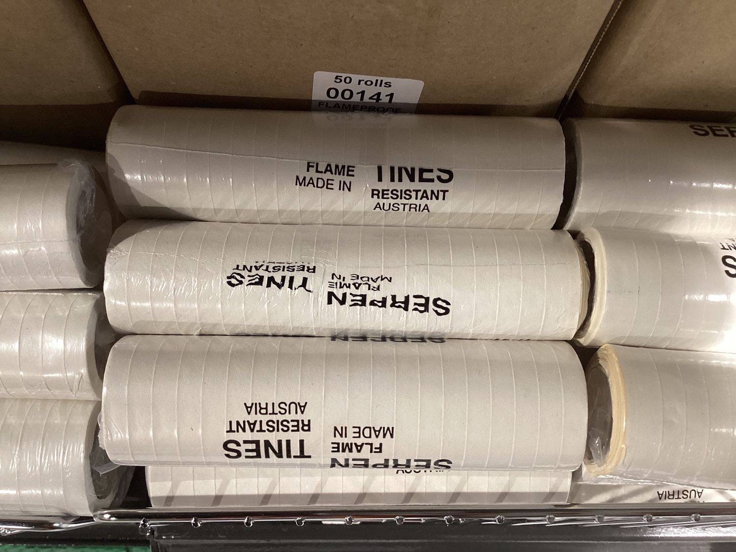 White Serpentine Streamers single