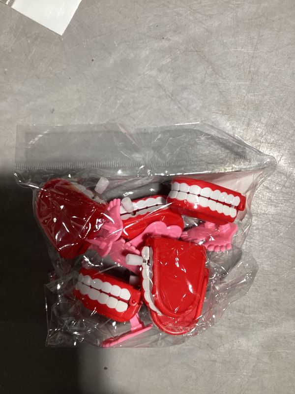 Wind-up Walking Babbling Teeth (Pack of 6)