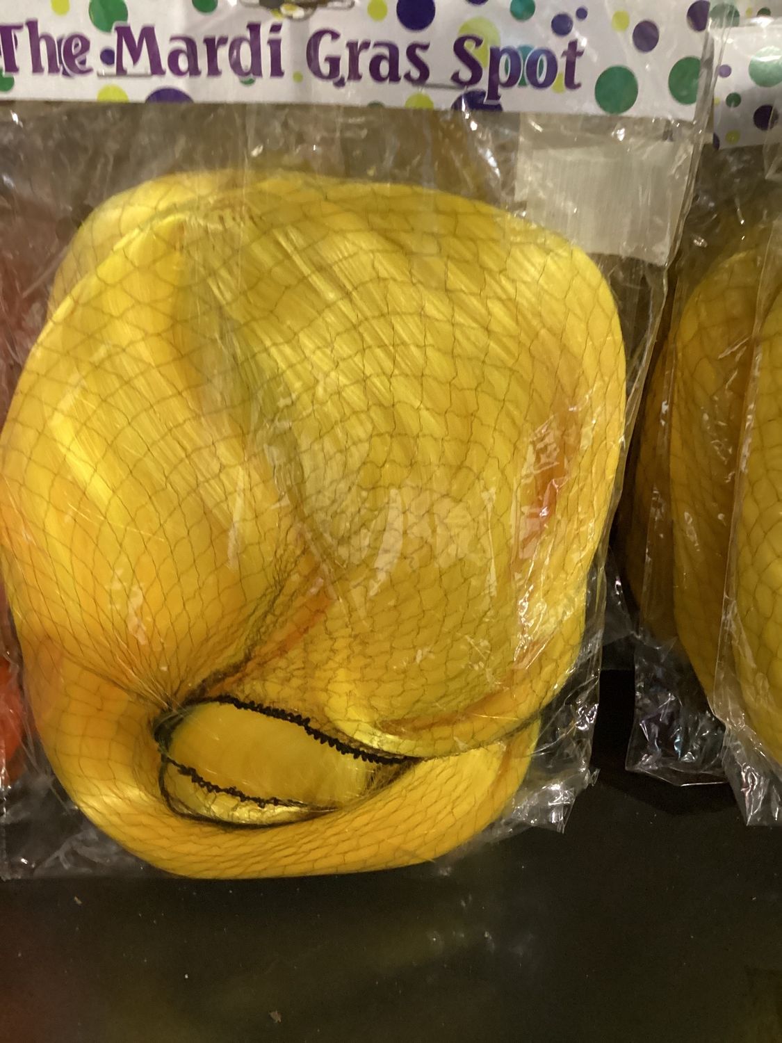 Yellow Bob Wig (Each)