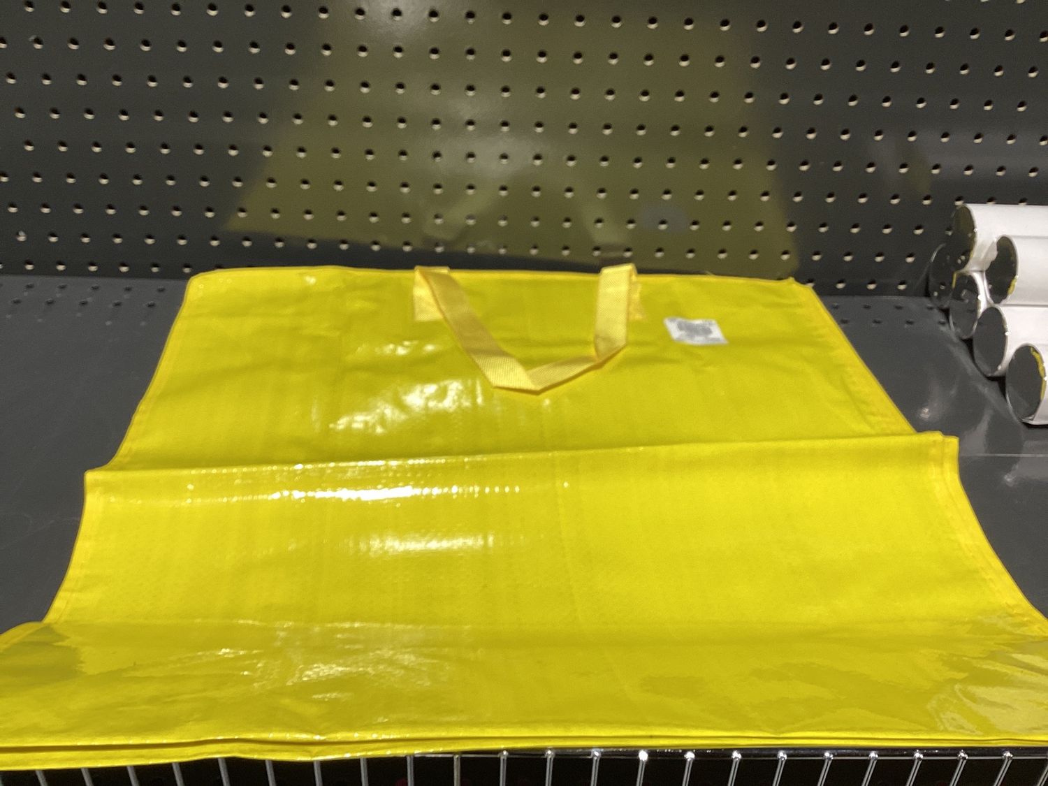 Yellow Woven Zipper Bag 18" x 20" (Each)