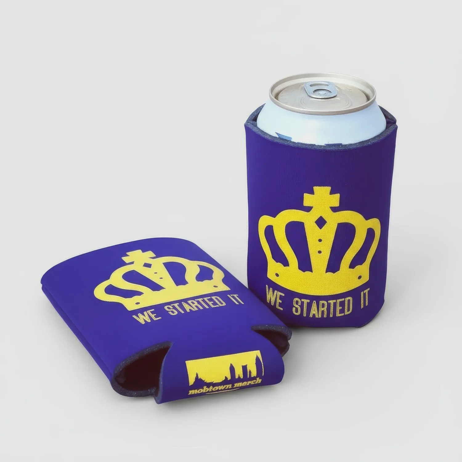 We Started It Koozie