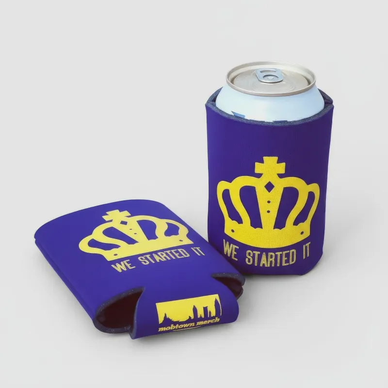 We Started It Koozie