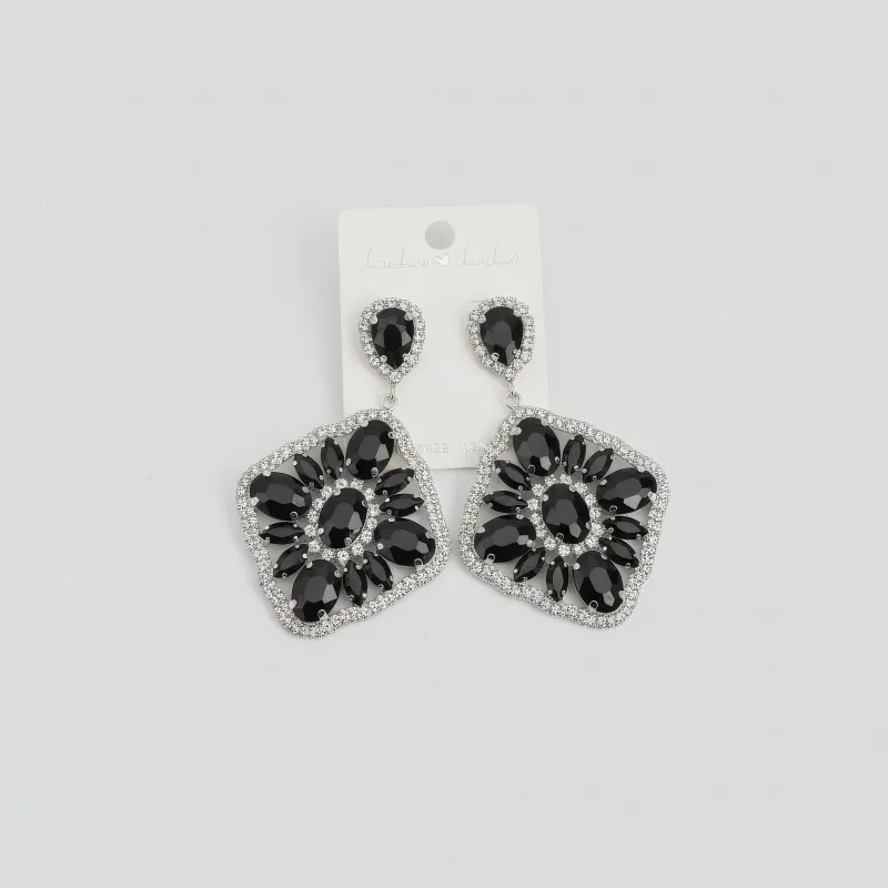 Black Diamond Earrings