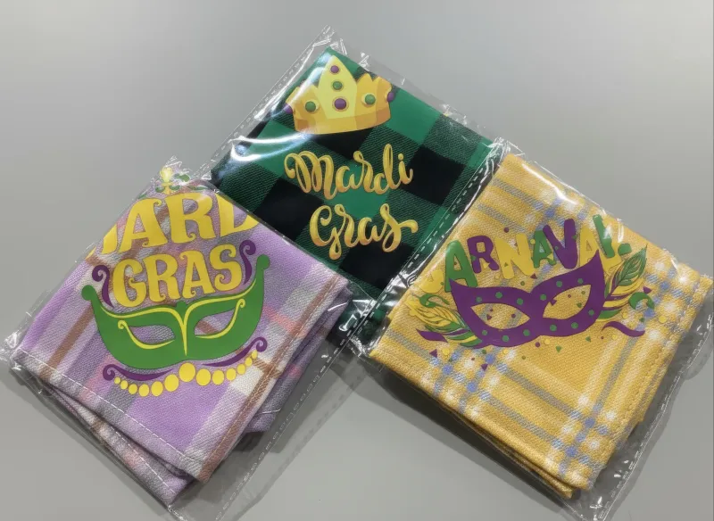 Mardi Gras Pet Bandanna - Assorted Colors (Each)