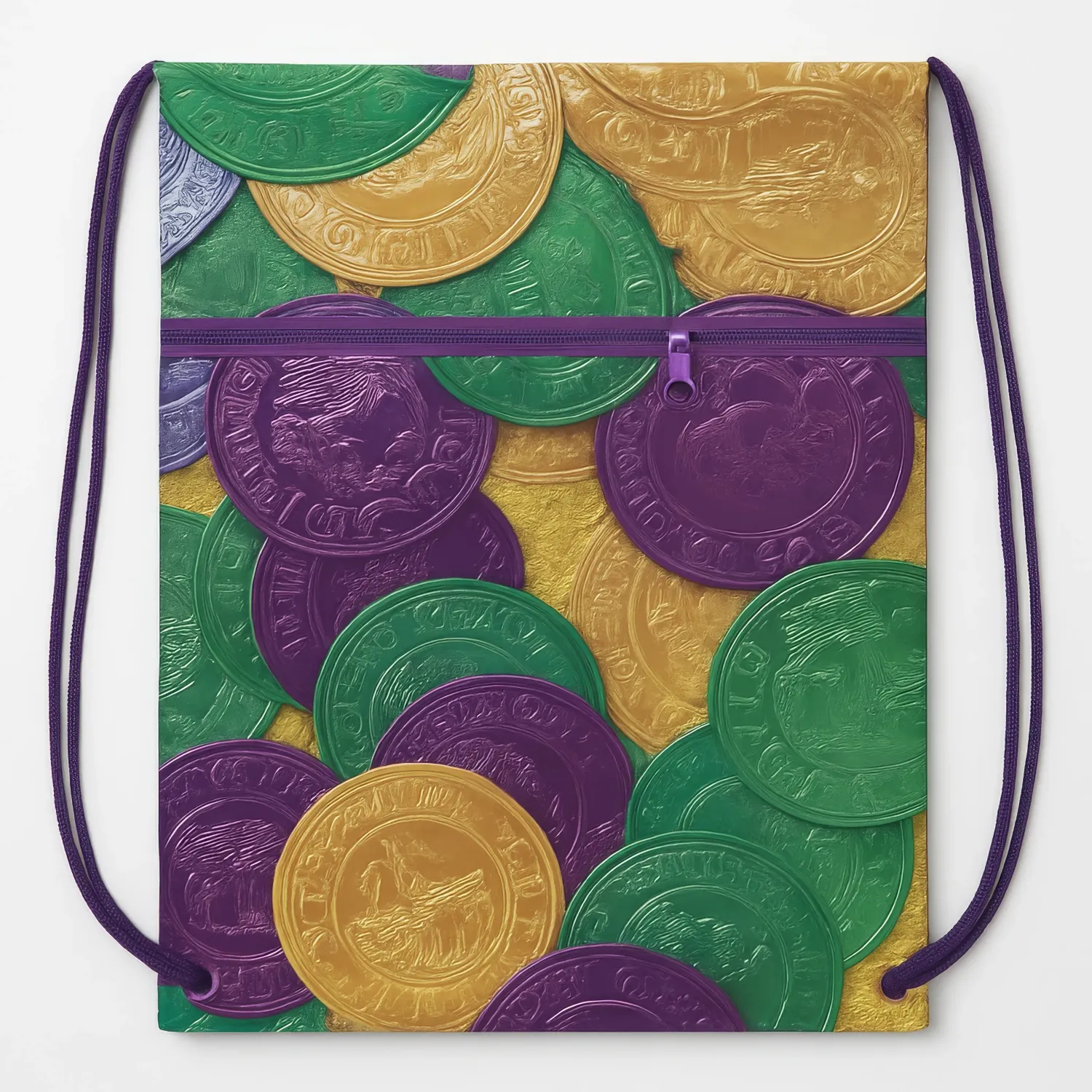 12.5" x 15.5" Doubloon Drawstring Bag (Each)