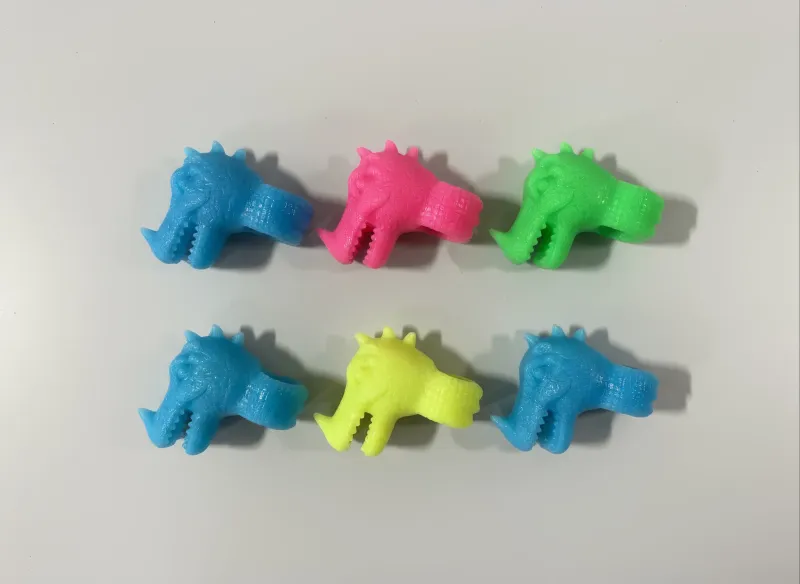 Dinosaur Ring - Assorted Colors (Pack of 6)