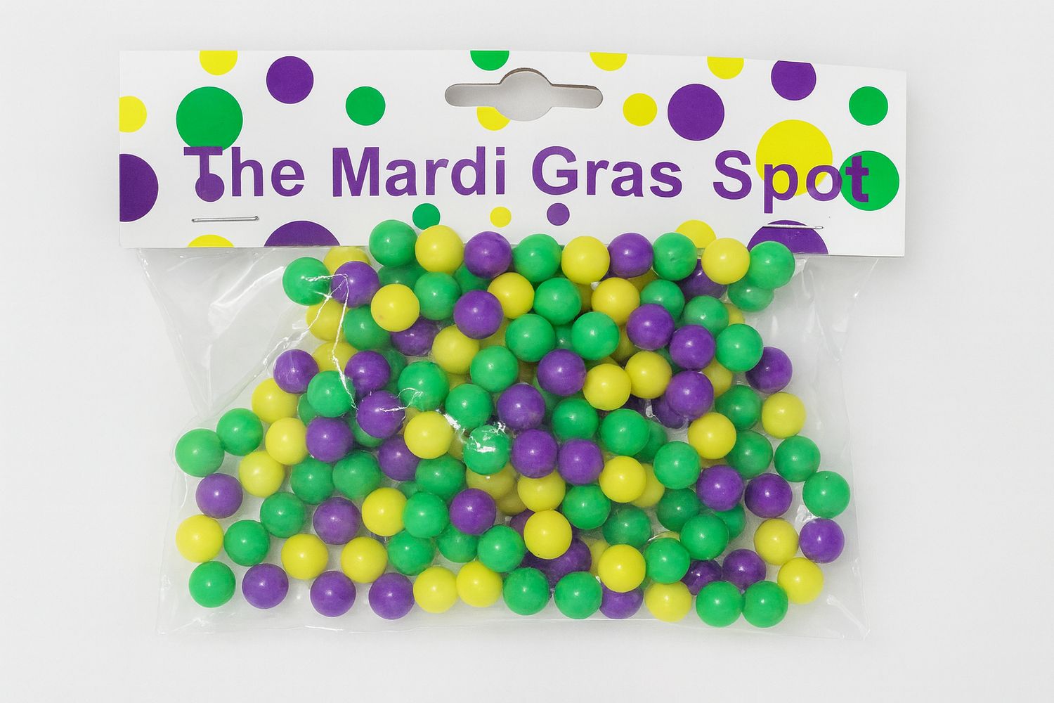 Purple, Green and Yellow Beaded Bracelet (Dozen)