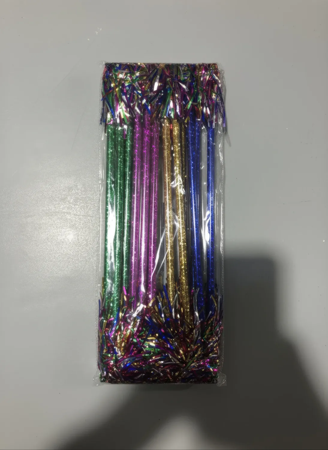 22” Tinsel Baton - 4 Colors (Dozen)