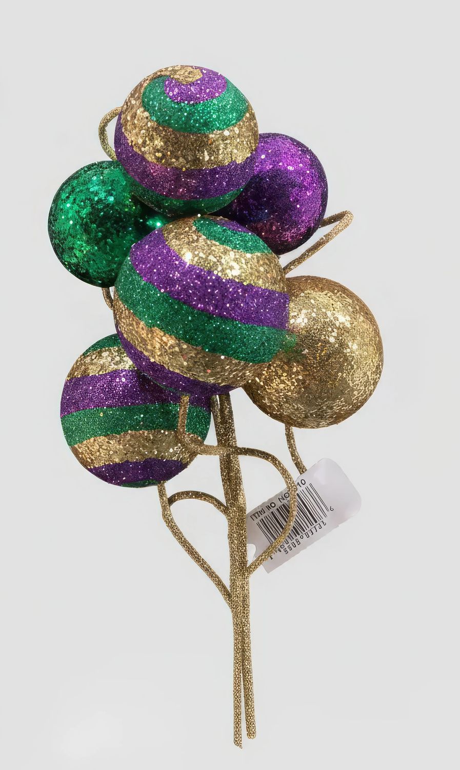 20&quot;L Swirl Glitter Ball Spray (Each)