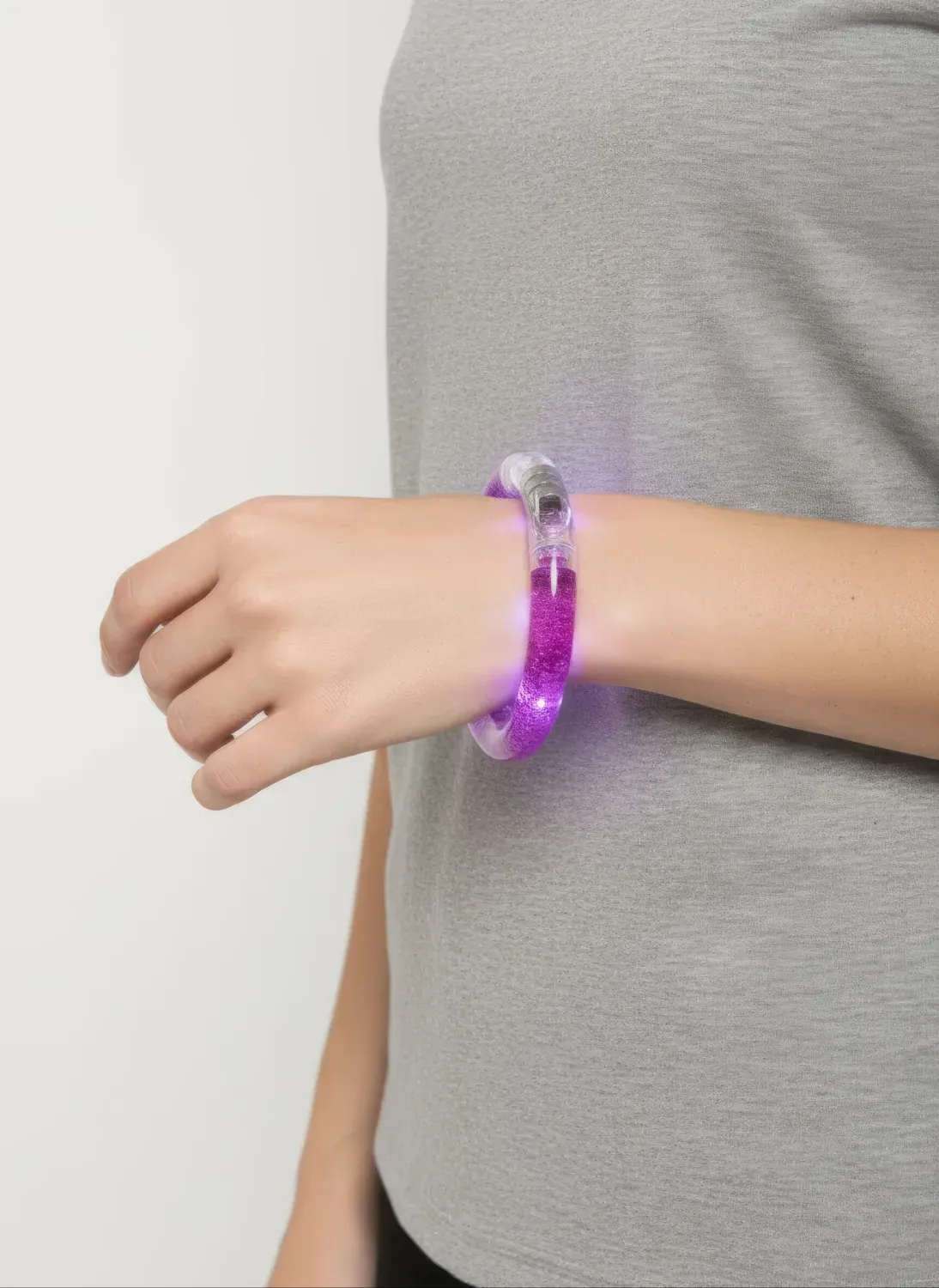 Purple LED Bangle Bracelet (Each)