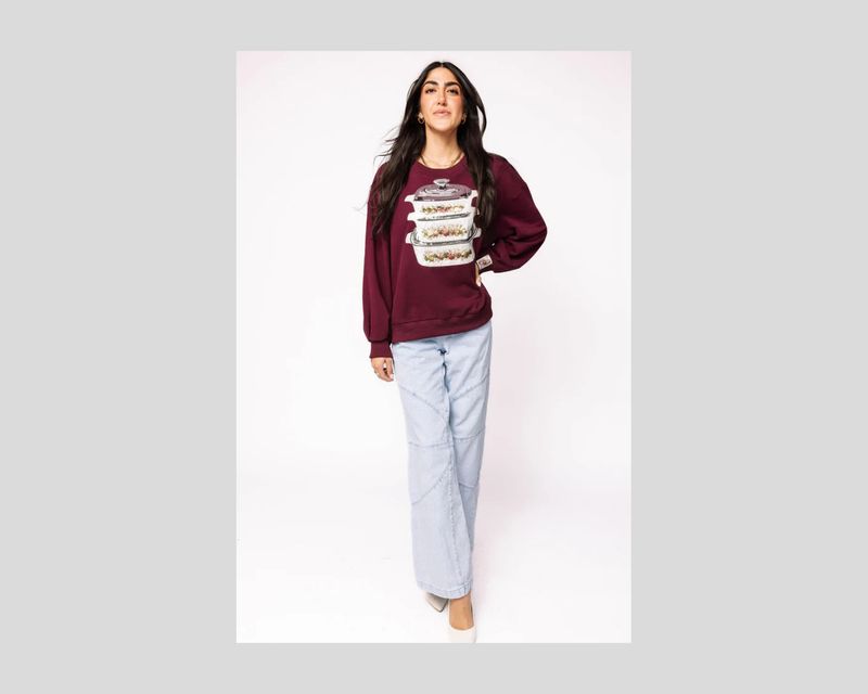 Maroon Vintage Corning Ware Sweatshirt