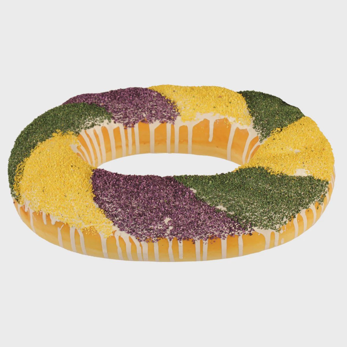 12" Oval King Cake Decoration