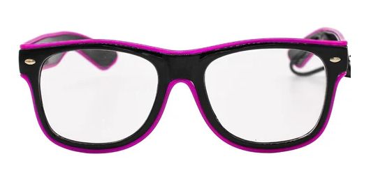 El Wire Purple Shutter Sunglasses (Each)