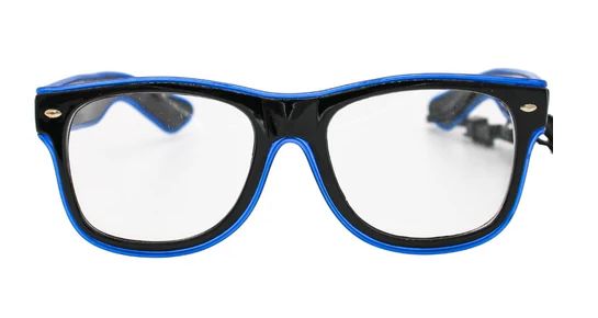 El Wire Blue Square Sunglasses (Each)