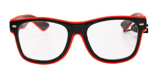 El Wire Red Square Sunglasses (Each)