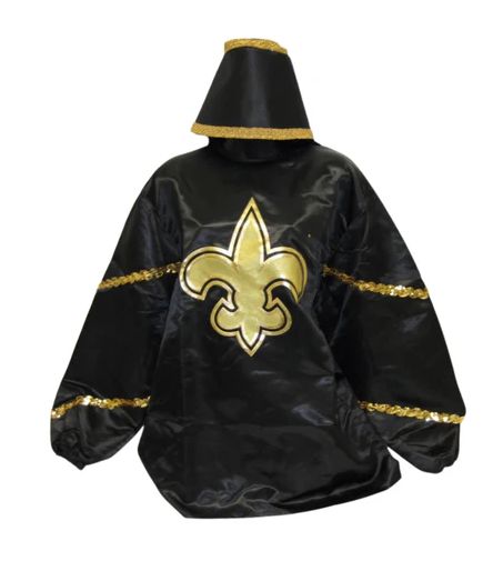 #16 - Black Costume with Large Fleur de Lis - Child's Size (Each)