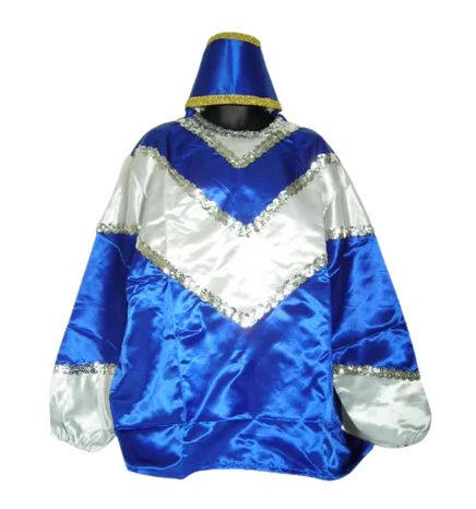 #4 - Navy Blue Costume with Gray Trim - Child's Size (Each)