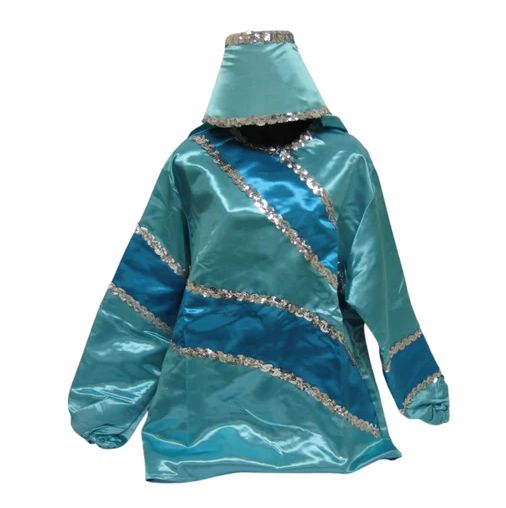 #6 - Marine Blue Costume with Aqua Trim - Child's Size (Each)