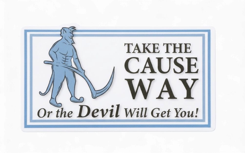 Take the Causeway Sticker