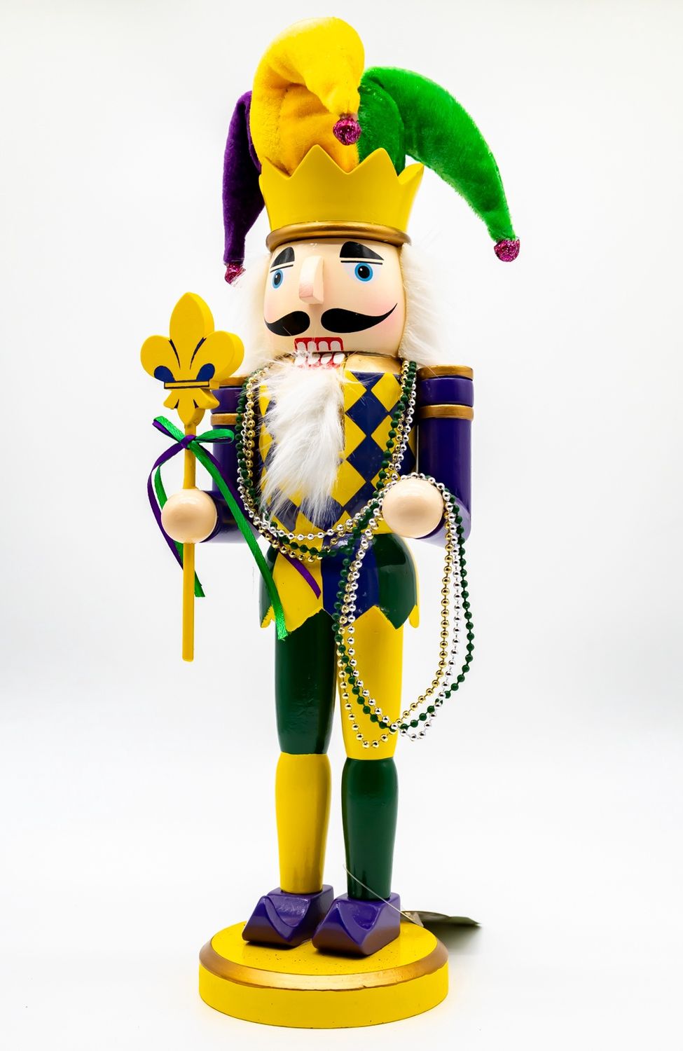 14.5" Mardi Gras Jester Nutcracker (Each)