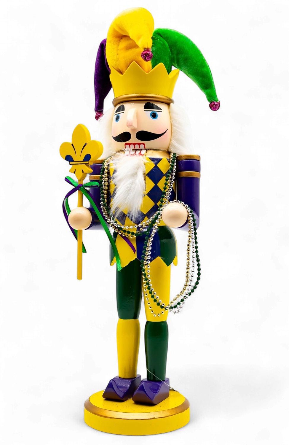 14.5" Mardi Gras Jester Nutcracker (Each)