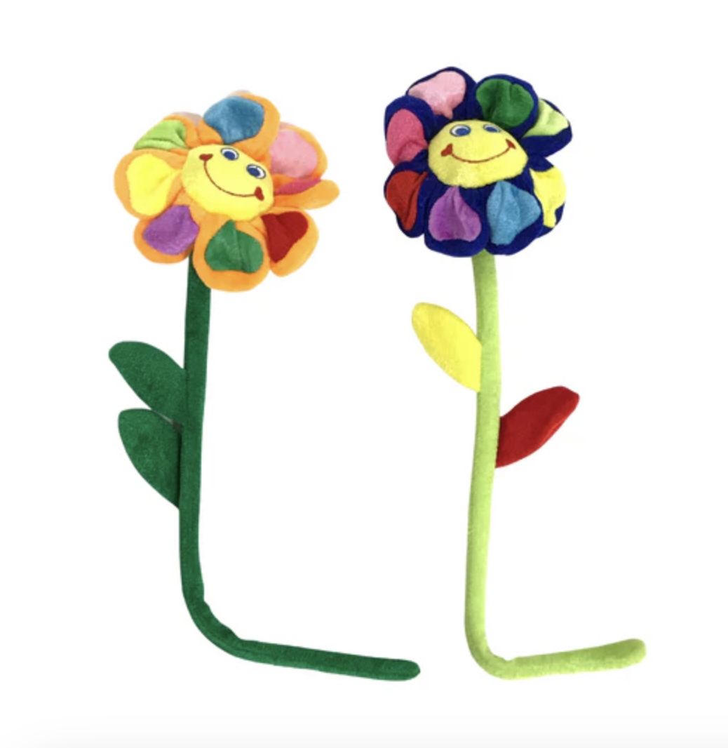 17" Plush Flower - Multicolor (Dozen)