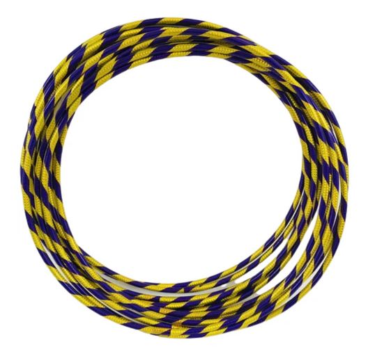 24" Hula Hoop - Purple and Gold Glitter (Dozen)