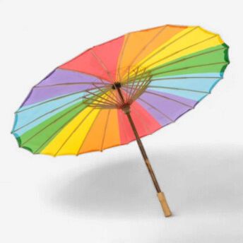 21.5" Rainbow Parasol (Each)