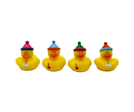 2" Birthday Rubber Ducks (Dozen)