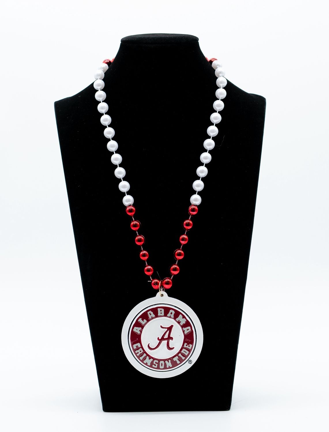 36" Collegiate Alabama (A) Crimson Tide Licensed Bead (Each)