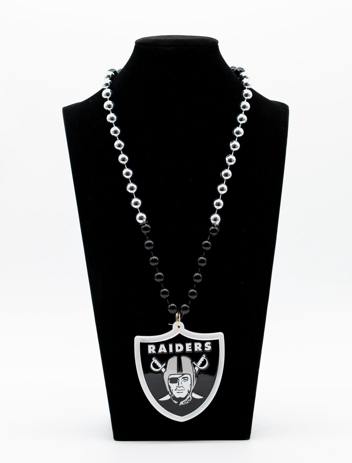 36" NFL Licensed Raiders Bead (Each)