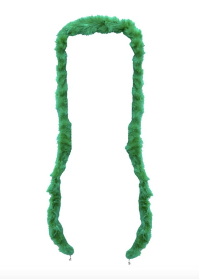 6' Green Marabou Boa 25 Grams (Each)