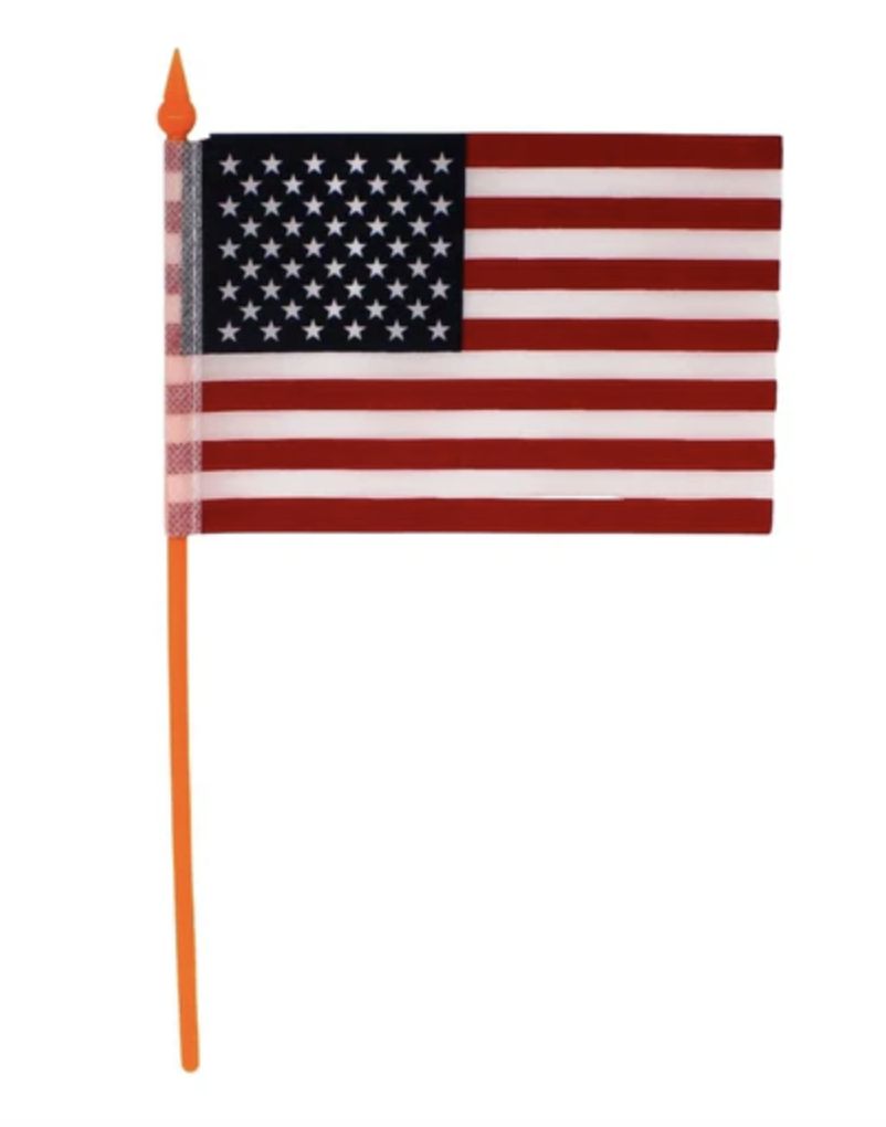 4" x 6" U.S. Flag - Polyester (Dozen)