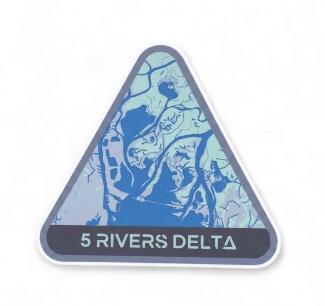5 Rivers Delta Sticker