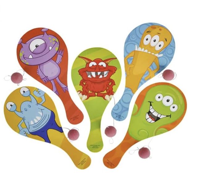 9" Monster Paddle Ball (Each)