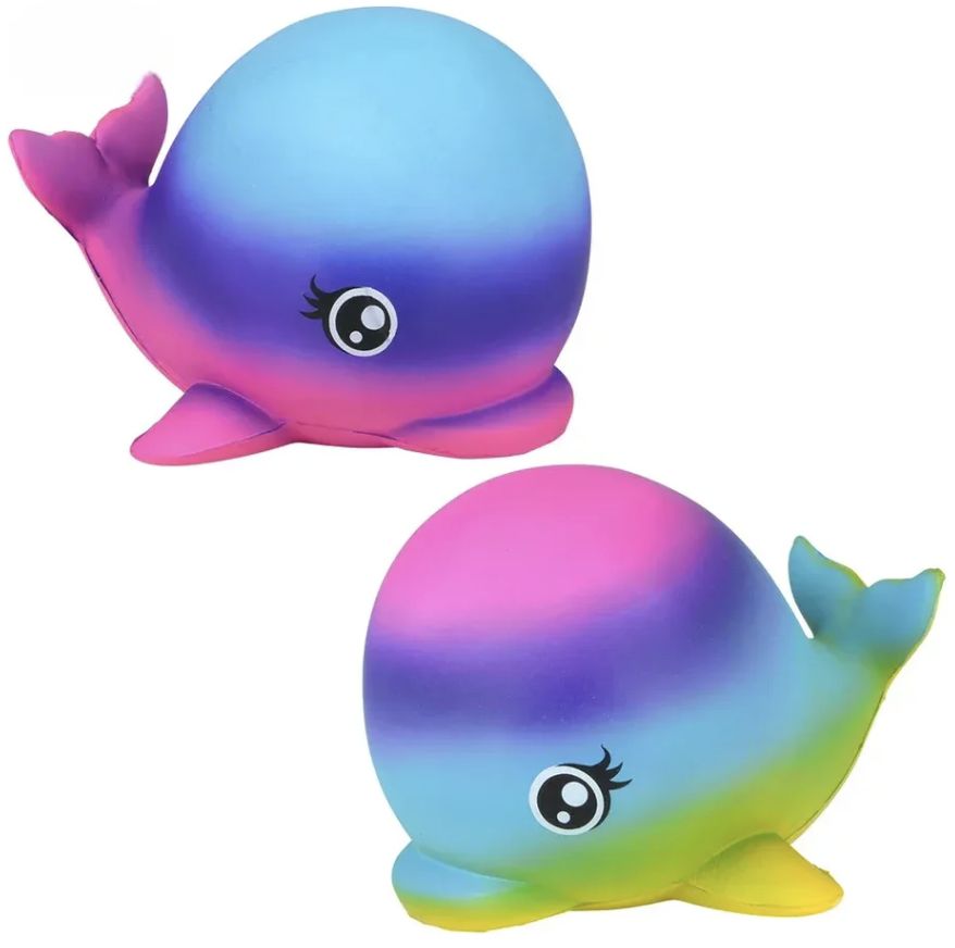 5" Squish Dolphin - Assorted Colors (Each)