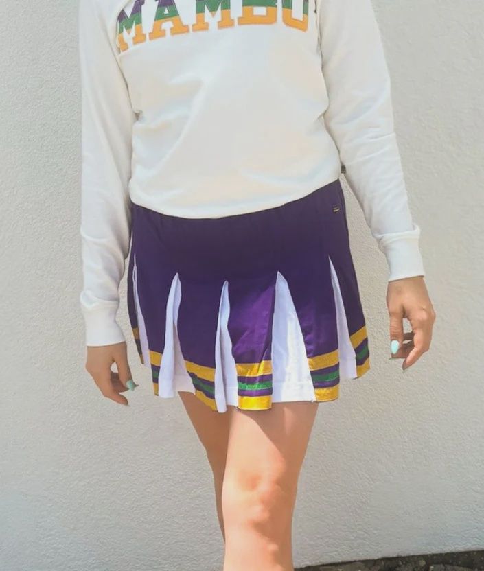 Adult Knife Pleat Skort - Purple S/M