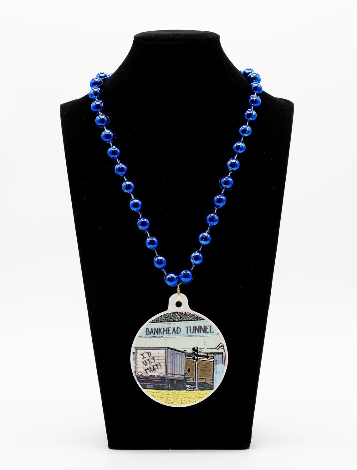 Bankhead Tunnel Bead 2025 Double-Sided Medallion 40" 12mm Green (Dozen)