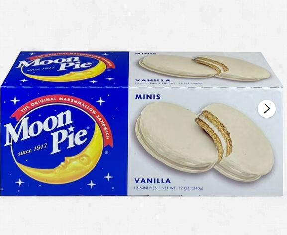 Box Vanilla Moon Pies - 12 Minis