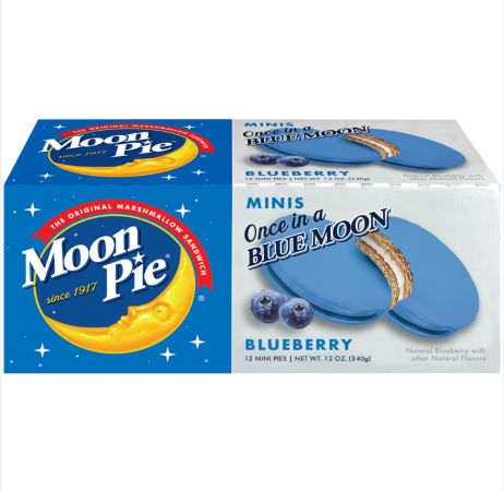 Box Blueberry Moon Pies - 12 Minis