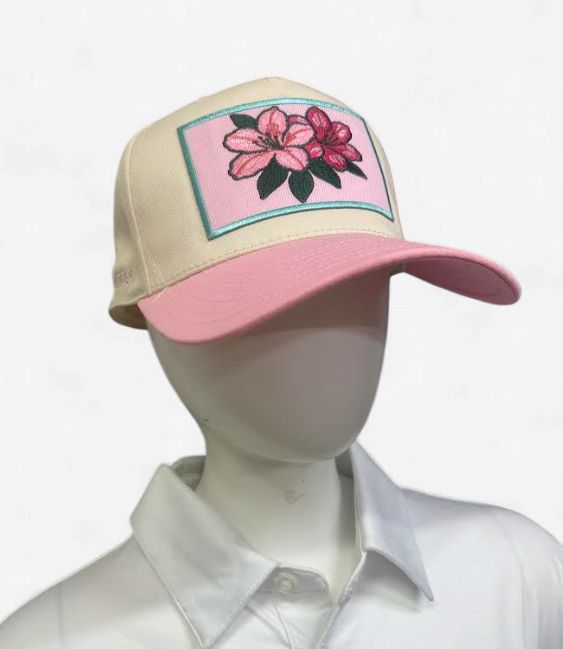 Azalea Mobtown Hat - Cream/Pink