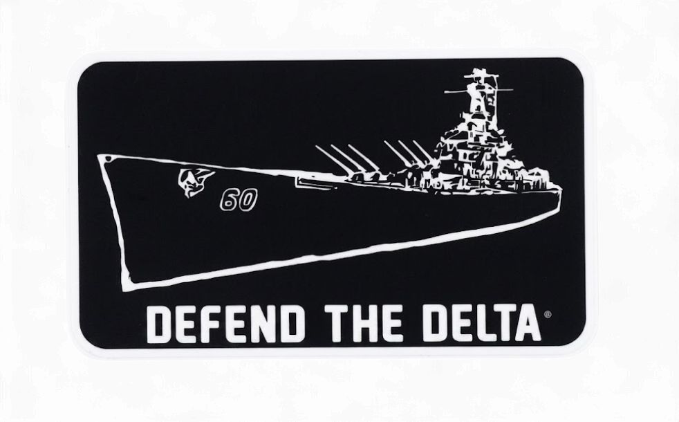 Defend the Delta Sticker