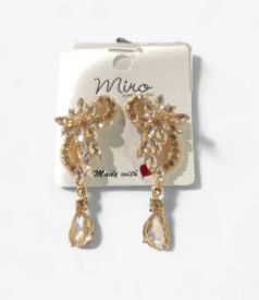 Earrings - Peach Dangle