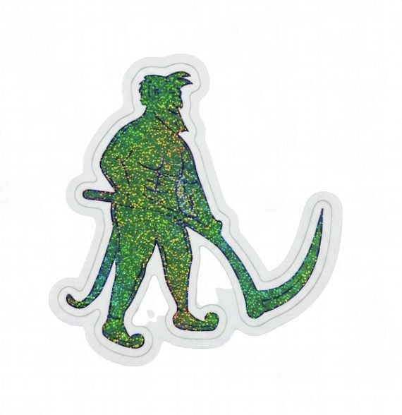 Green Devil Mini Sticker