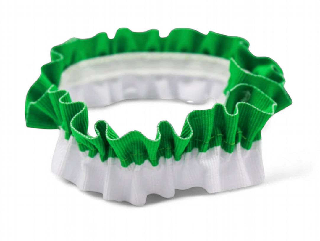 Green and White St. Patrick's Day Garter (Dozen)